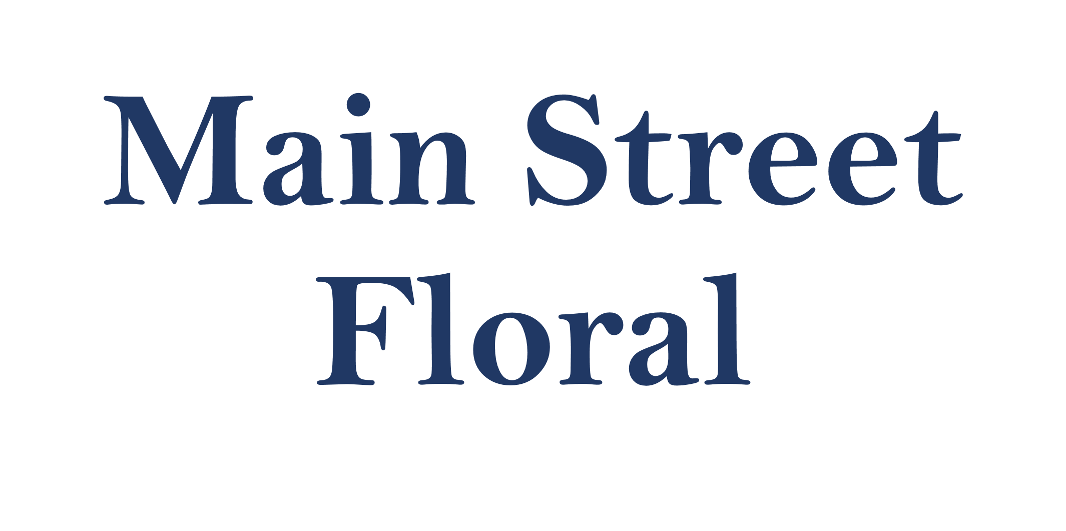 Main Street Floral - Logo